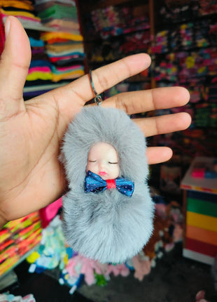 Fur baby keychain
