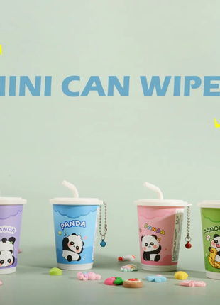 PANDA WET WIPES CANE