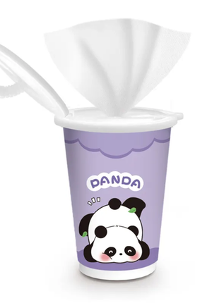 PANDA WET WIPES CANE