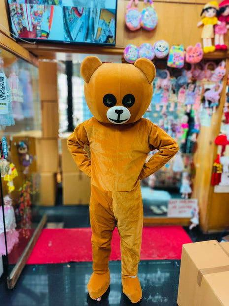 Dark Brown teddy Mascot