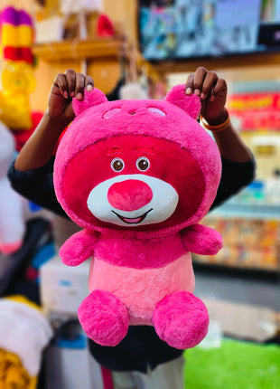 Pink hoodie Teddy 75cm