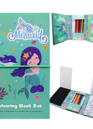 COLORING+SCRATCH BOOK