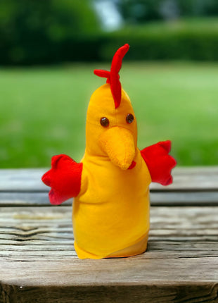 Hen hand puppet