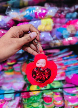 Baby furr keychain