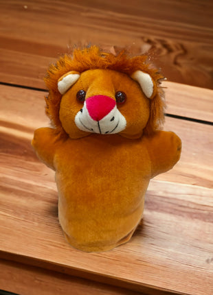 Lion hand puppet