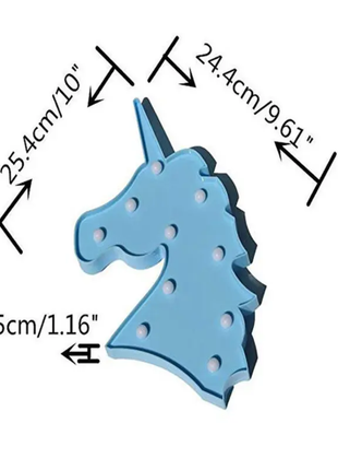 UNICORN SIGN BOARD LIGHT LAMP