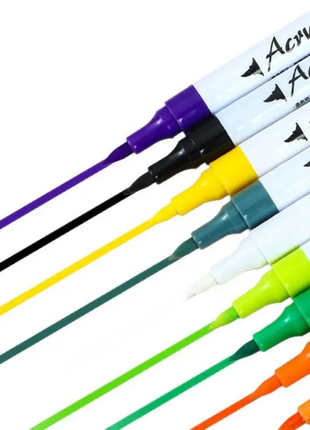 ACRYLIC MARKER 12 PCS