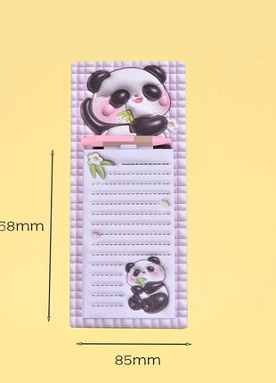 PANDA MAGNET STICKY NOTES BIG