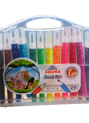 BRUSH PEN 24 COLOUR