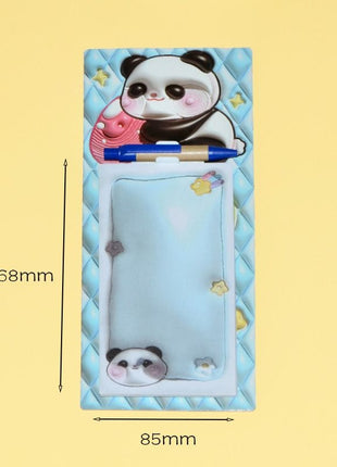 PANDA MAGNET STICKY NOTES BIG