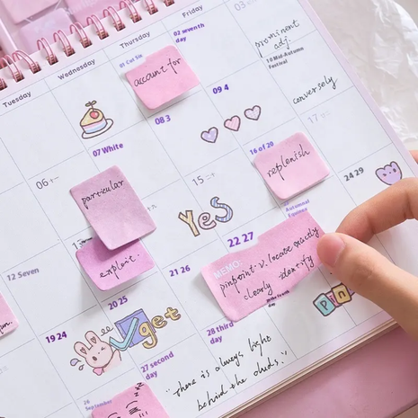 MAKEUP BOX STICKY NOTE