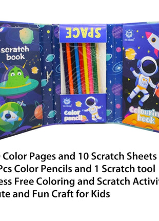 COLORING+SCRATCH BOOK