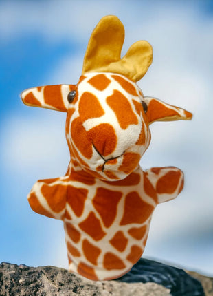 Giraffe hand puppet